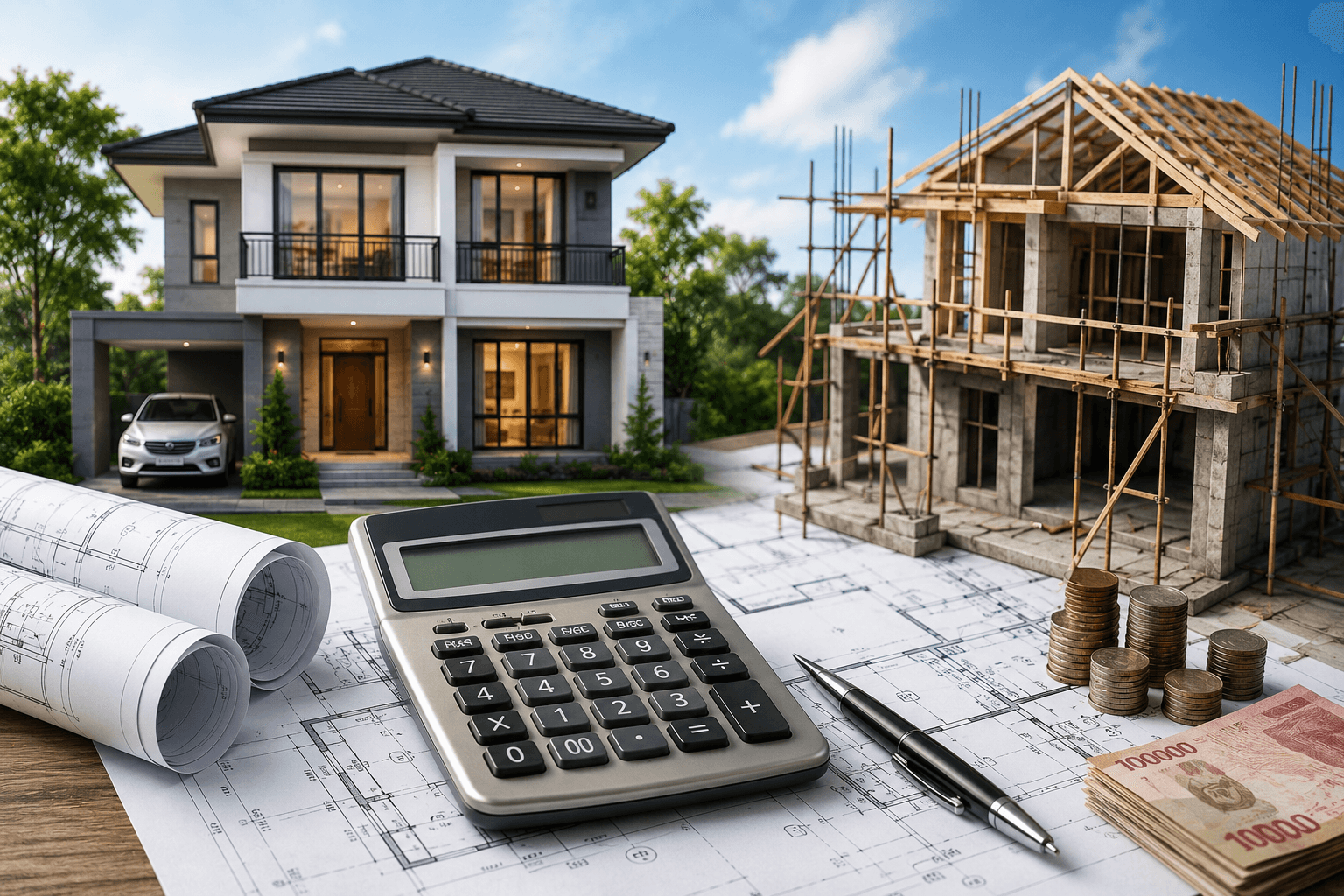 4 Tips Menentukan Prakiraan Biaya Konstruksi Rumah Tinggal 2 Lantai