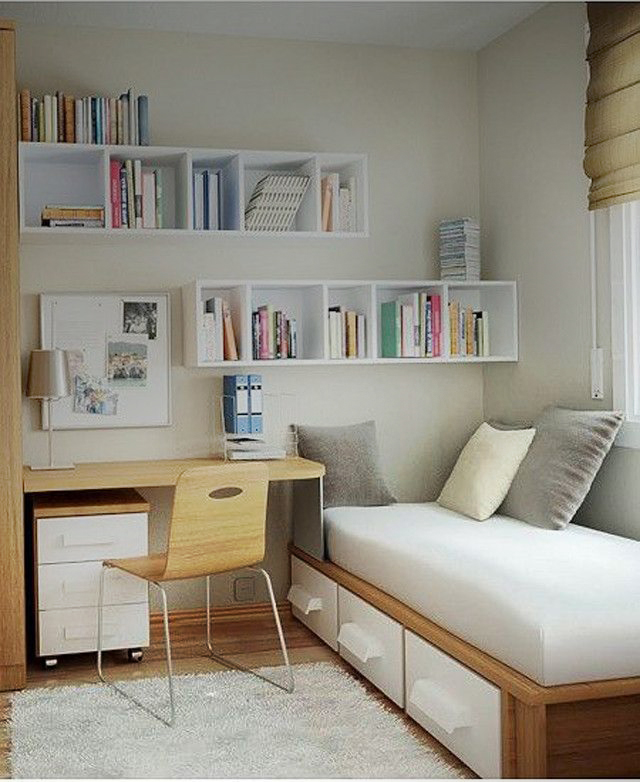 Desain Kamar  Tidur  Sederhana  Untuk Ruang Kecil Renovasi 
